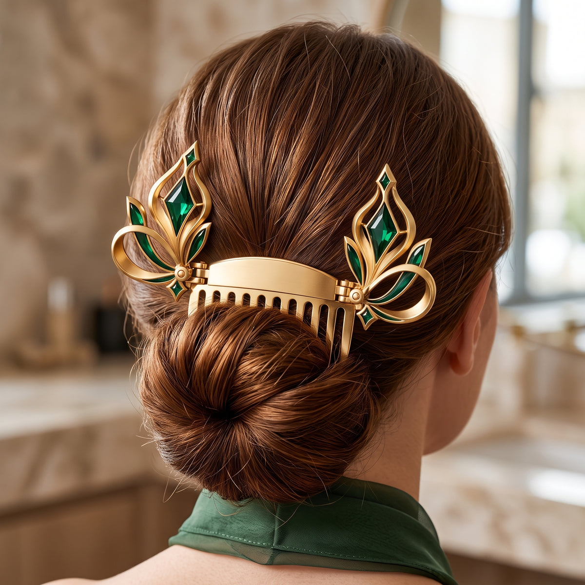 Jewlegacy™ Aurevine FoldWing Hair Comb
